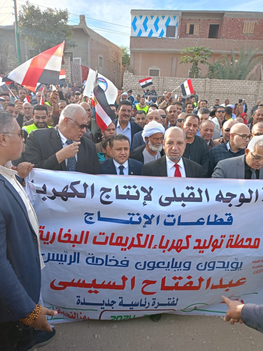 (مسيرة الوجه القبلى فى حب الوطن)